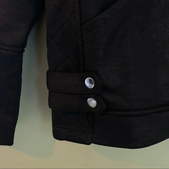 The Kooples Sport Leather Effect Moto Jacket S - Picture 6 of 11